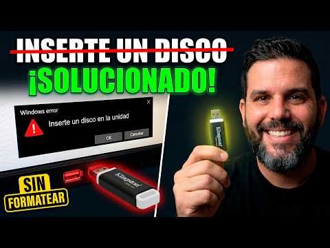 Por qué tu Kingston dice 'Inserte un disco' y cómo arreglarlo en 3 minutos