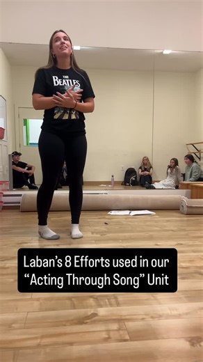 ELSA | Voice & Confidence Coach on Instagram: "🎭 Acting Through Song with Laban’s 8 Efforts When you sing, your body tells the story as much as your voice. Rudolf Laban’s movement theory gives us 8 dynamic “efforts” — physical qualities that reveal emotion and intention. Try layering these into your acting-through-song work: ✨ Float – light & sustained (dreamy hope) ⚡ Punch – strong & sudden (anger, defiance) 🌊 Glide – light & sustained (grace, poise) 🔥 Slash – strong & quick (chaos, passion)