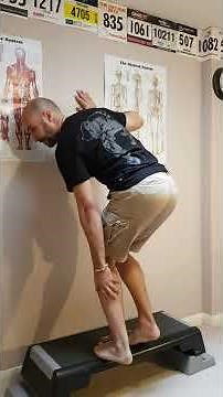 Eccentric Heel Drop bent knee