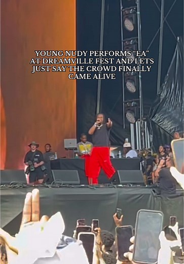 Young Nudy's Electrifying Performance at Dreamville Festival