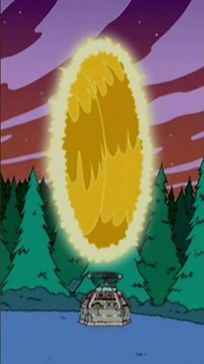 USA vs aliens in Simpsons