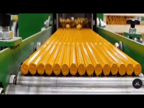 From Raw Wood to Pencil ✏️ | Inside Factory Manufacturing Process