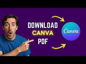 How to Save a Canva Design as a PDF Fast!