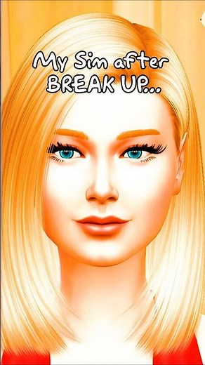 My Sim after the Breakup 💔#sims4 #thesims4 #sims #shorts #gaming