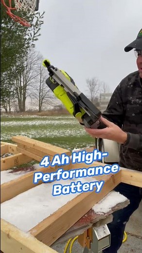 The NEW Ryobi Framing Nailer -First Test!