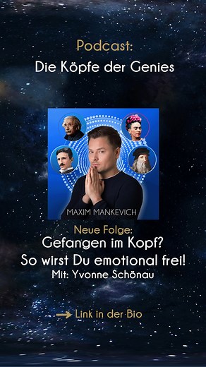 Was erlangt man emotionale Freiheit? 🤩 In der neuen Podcastfolge haben wir die Trainerin und Dozentin Yvonne Schönau zu Gast. Sie bildet Menschen in Emotional Leadership aus und ermöglicht es ihnen, ungeahnte Energien, Klarheit und Kreativität in sich freizusetzen. Erfahre, wie Du Deine Emotionen besser verstehst, sie in Einklang bringst und sie als Ressource für Deine persönliche und berufliche Entwicklung nutzt. Yvonne teilt wertvolle Einblicke, praktische Übungen und erprobte Strategien, die