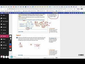 I-Ready Lesson 18, Session 4 Using Percents to Solve Problems