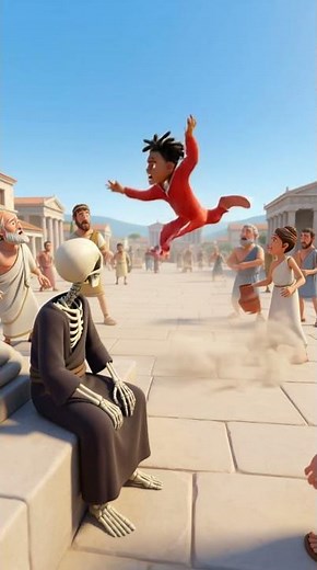 IShowSpeed breaks Ancient Greece #viral #history