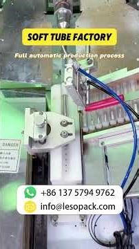 Full Automatic Production Line for Cosmetic Soft Tubes | Factory #SoftTube #AutomaticProduction