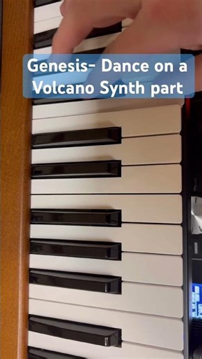 #genesis Dance on a Volcano synth part 01. #asmr #music #progrock #70smusic #classicrock #tonybanks