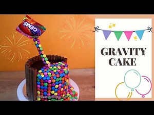 Eggless Gravity-defying cake recipe | Eggless Chocolate Ganache recipe | How to make Gravity Cake