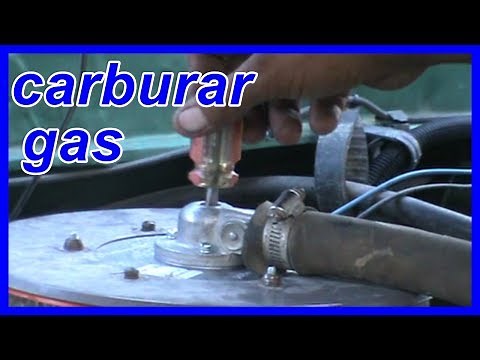 como carburar el sistema de gas lp