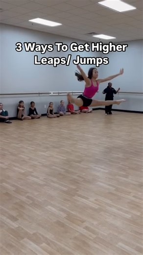 DreamDanceConservatory on Instagram: "🩰👯‍♀️🩰🕺👯‍♀️🩰👯‍♀️ 1. Power comes from the plié (bend) A deeper, controlled plié before takeoff allows your muscles to load like a spring. The stronger and more intentional your plié, the more power you generate upward—not just forward. Think: bend → explode → lift ⬆️ ⸻ 2. Core engagement creates height Strong core muscles keep your body lifted and aligned in the air. When the core is engaged, energy goes up instead of collapsing downward. Cue: ribs in,