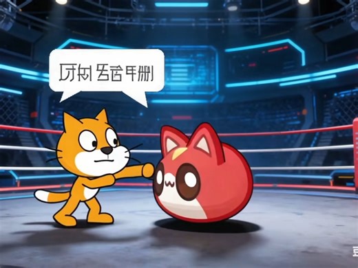 编程猫和scratch cat格斗！！