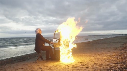 Burning Piano | Know Your Meme