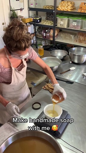 Join me in my soap making process!