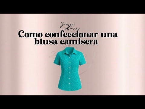 How to Make a Shirt Blouse | #sewingforbeginners Tutorial