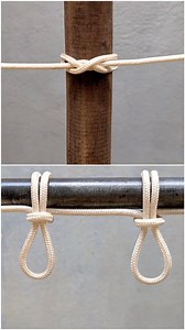 139K views · 1.9K reactions | Constrictor hitch knot vs Constrictor Loop knot. #tyingropeknots #cornerknot #RopeDIY #slingknot #KnotTying #SmartTip #pilehitch #reels #lashingknot #hacks | Enterhad9 | Facebook