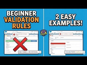 2 Must-Know Salesforce Validation Rules for Beginners (Stop Bad Data!)