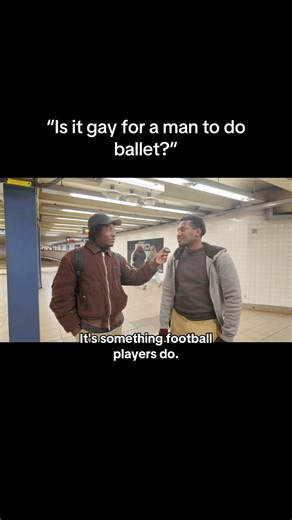 Is it gay for a man to do BALLET? #ballet