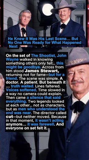 When John Wayne's Final Scene Became His Real Goodbye #TheShootist #Shorts