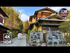 Kyoto Walk – Arashiyama Bamboo Forest & Hidden Relaxing Streets | Japan Walking Tour | 4K HDR