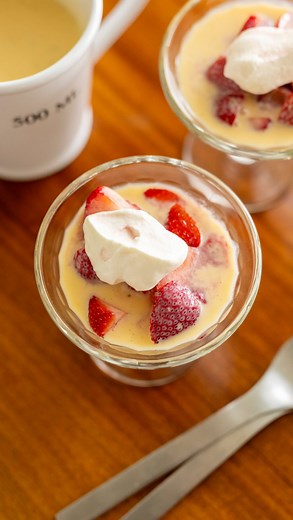 37K views · 185 reactions | Homemade Custard with Rhubarb and...