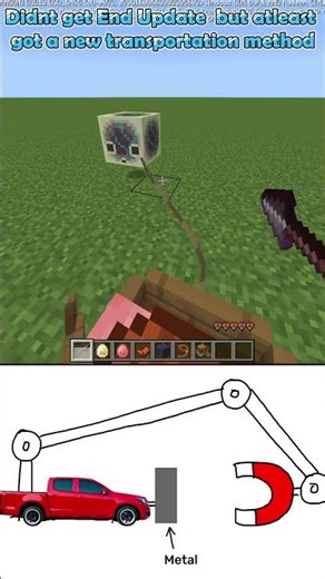 Got a new Transportation method atleast #minecraft #trending
