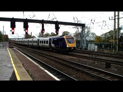 Class 331 Northern Railways Caf Electric unit arrives at Preston Lancashire