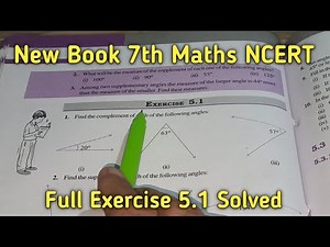 Chapter 5 Ex-5.1 Lines and Angles || Class 7 Maths NCERT New Book