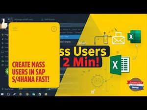 How to Create Mass Users in SAP S/4HANA Using LSMW |Step-by-Step Guide|Create 1000+ Users in Minutes