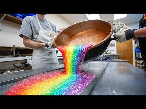 Making Rainbow Candy Canes…Trust The Process!