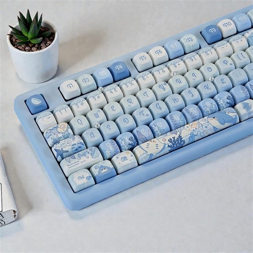 Ocean Keycaps Set for Mechanical Keyboards - Etsy