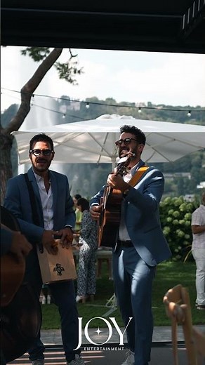 Clover Band | Italian Roaming Band for Wedding Brunch on Lake Como