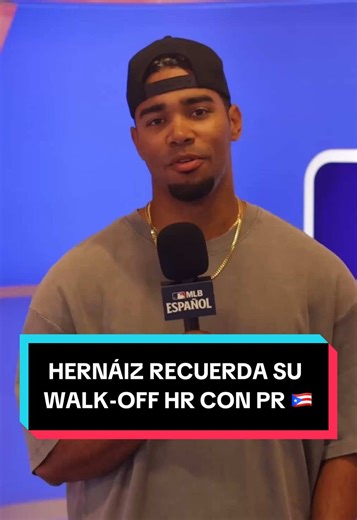 Darell Hernáiz tendrá una memoria para toda la vida… ¡Un walk-off HR en el #WorldBaseballClassic en su país! 🙌🇵🇷 #mlb #puertorico #baseball #homerun