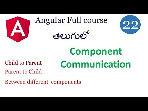 component communication in Angular | input output decorators in angular|Angular tutorials in Telugu