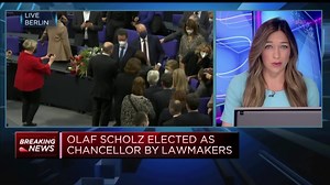 Olaf Scholz voted in as the new German chancellor as Merkel bids farewell