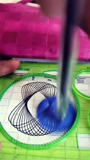spirograph easy drawing satisfying short magic ruler How to make viral videos using YouTube fyp toy