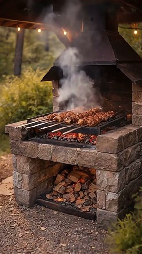 When Outdoor Cooking Becomes Art 🔥 Ultimate Grill Vibes #cooking #food