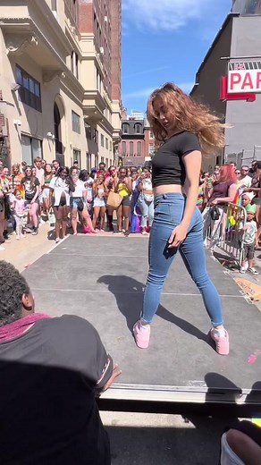 #PhillyPride #kikialley #ryleeprodigy Jacen and Kevin brought ballroom to Philly Pride yesterday ✨ #voguing #voguefemme