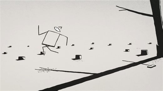 【创意动画短片】Chronemics黑白光影世界