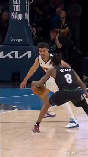 That crossover made the world spin 🌍😳#BonesHyland #NBA #AnkleBreaker