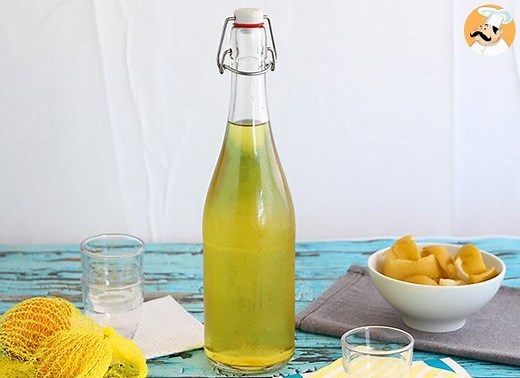 Receta de limoncello casero, licor de limón italiano