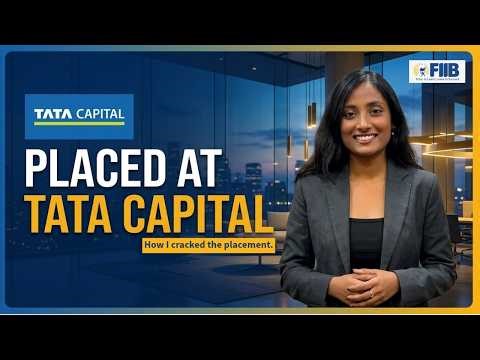 MBA Placement Journey at TATA Capital | Real Tips That Actually Work | FIIB Experience | Monika Mona