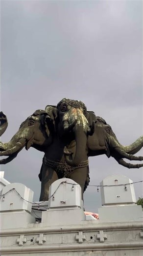 🐘 The Giant Three-Headed Elephant in Thailand 🇹🇭 | Erawan Museum #thailandtravel