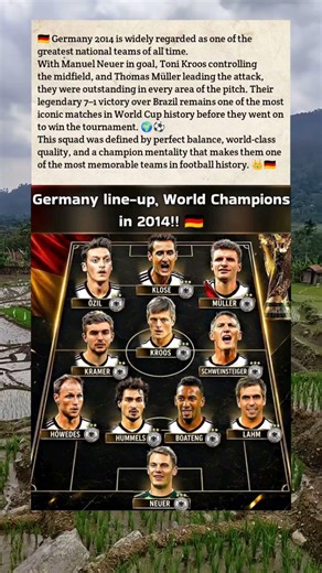 Germany 2014: One of the Greatest World Cup Teams of All Time 🇩🇪🔥#germany #worldcup2014 #neuer