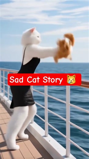 Sad Cat Story 😿 #sad #cat #catstory #catshorts #sadcat #mawmaw #subscribe #cute #shorts