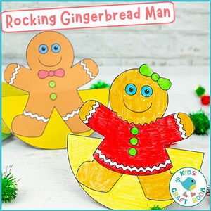 Rocking Gingerbread Man Craft - Christmas Craft