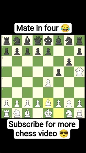 mate in just four move 🎯🧩 || this is only for beginners 🎯♟️#chess #shorts #chessgame #checkmate