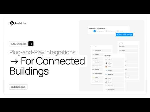 KODE Snippet - Plug-and-Play Integrations For Connected Buildings